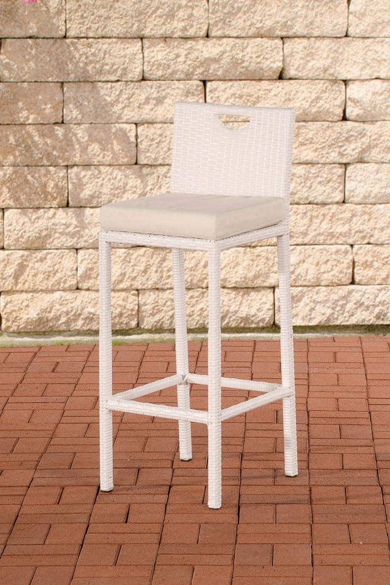 barkruk poly rotan kruk barmeubel buiten zitten uv bestendig