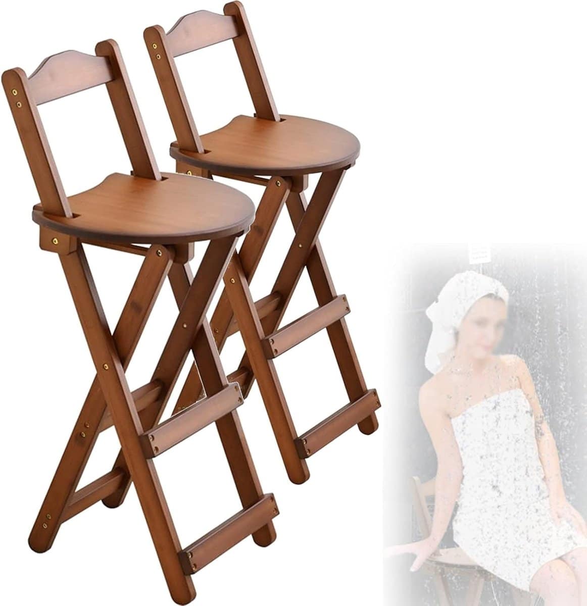 barkruk set opvouwbare stoelen keuken ontbijt inklapbaar