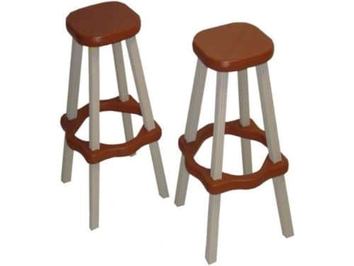 Barkruk Set - Terras Krukken - Buiten Dineren - Weerbestendig