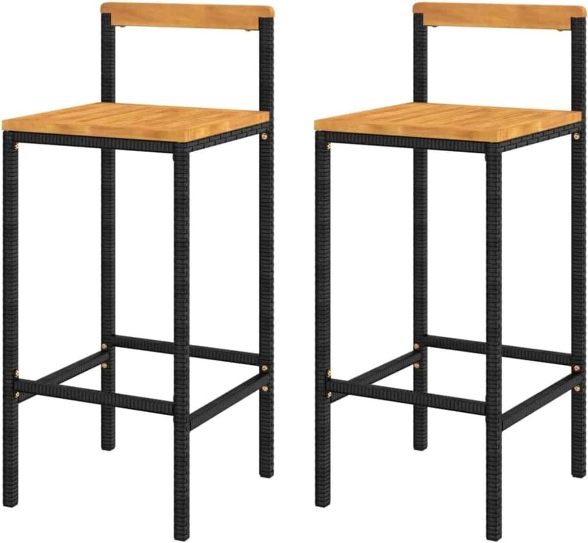 barkrukken barstoelen krukken buiten zitten poly rattan