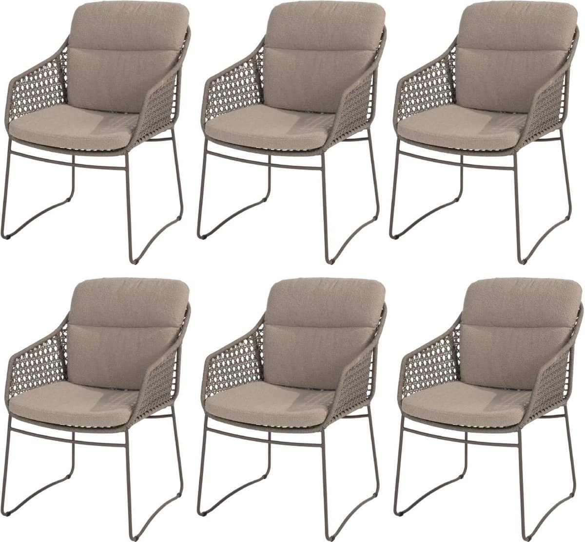 barolo new york stoel bank dining loungeset 4 delig verstelbaar