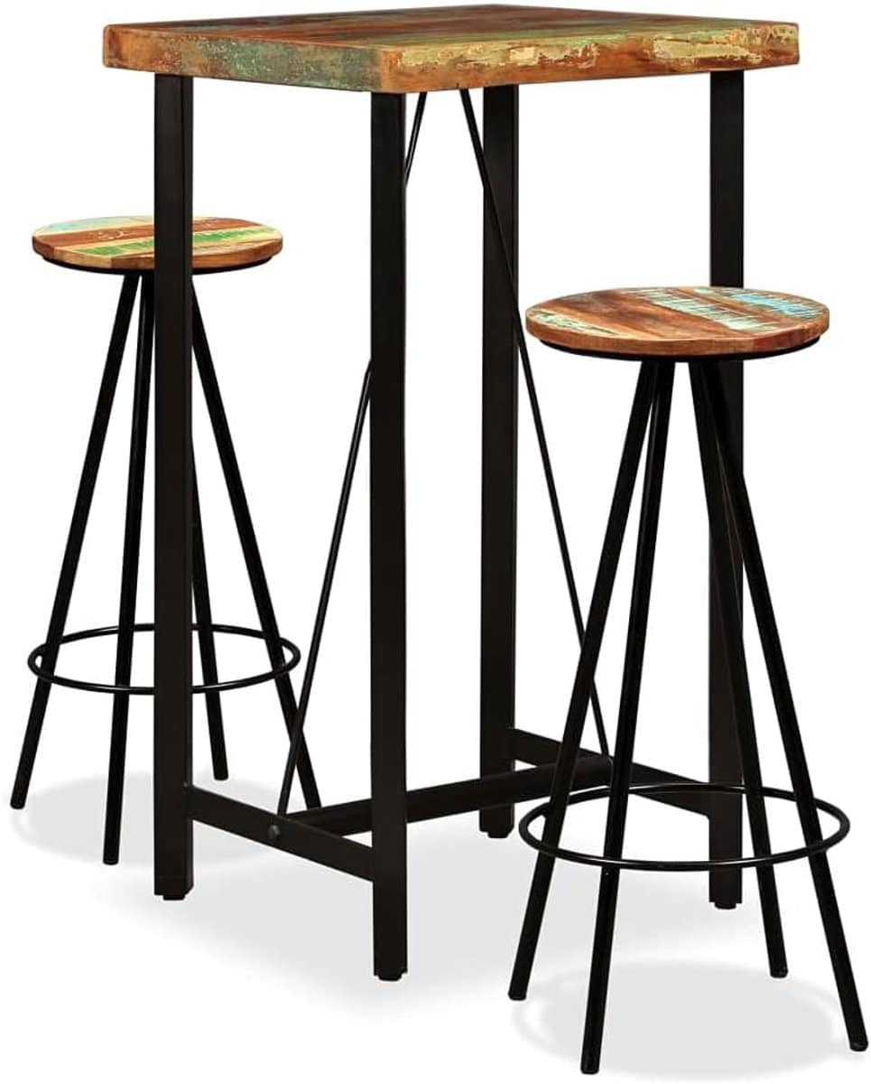 barset hout barmeubel set wonen en horeca