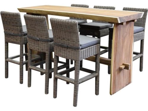 Barset Londen boomstam 220x70xH110cm 7-delig