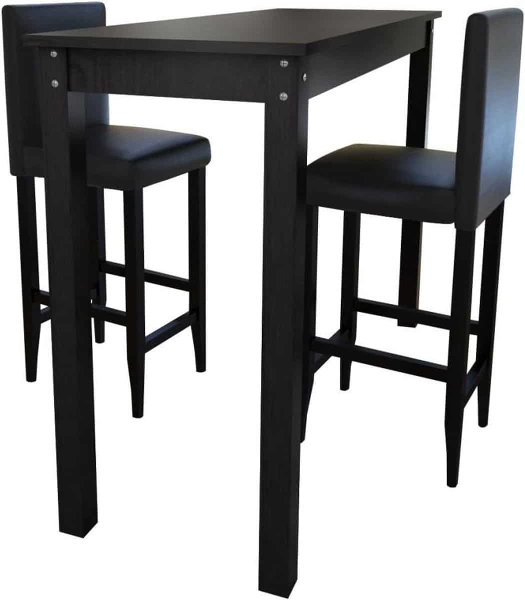 barset met 4 krukken bartafel set keuken en