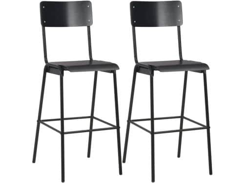 Barstoelen Set - Hoge Stoelen - Buiten Zitten - Stapelbaar