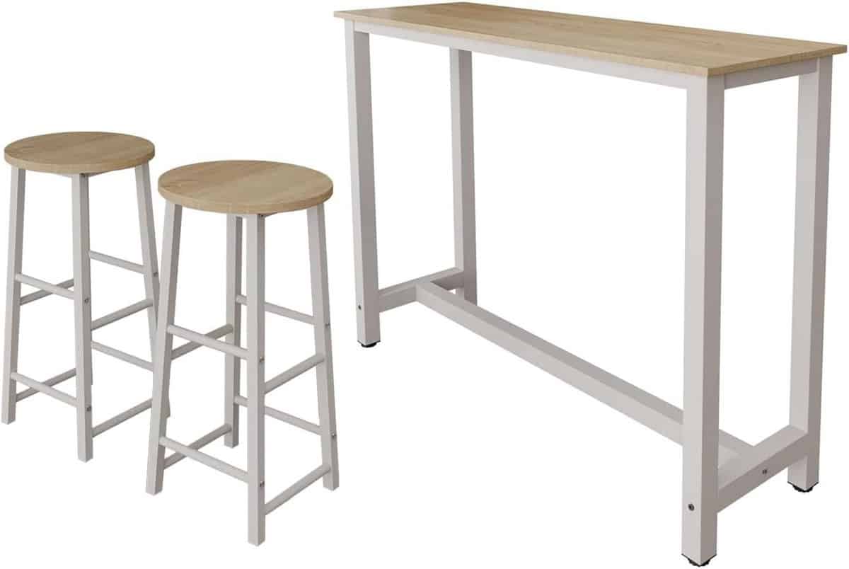 bartafel met krukken keuken barset gezellig eten