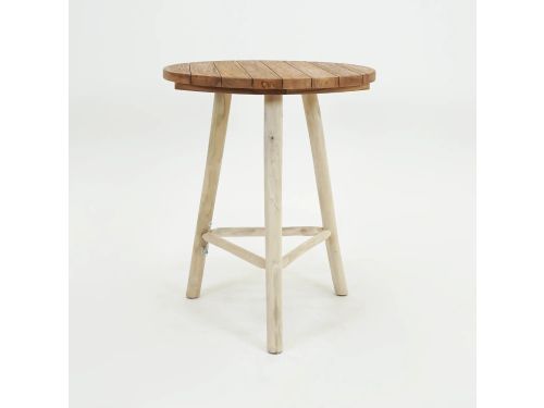 Bartafel Teak Naturel d90h110cm - outdoor