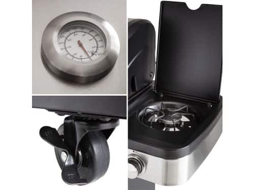 BBQ Barbecueset op gas - Grill/Plancha - FIDGI 3 +