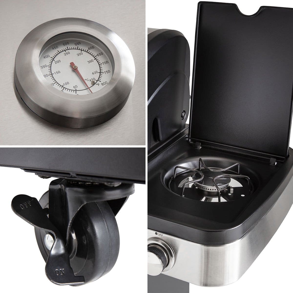 bbq barbecueset op gas grill/plancha fidgi 3 +