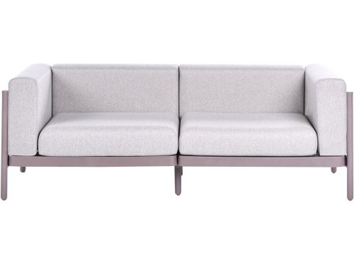 BELIANI FERRETTI - Tuinbank 2-zits - Taupe - Synthetisch