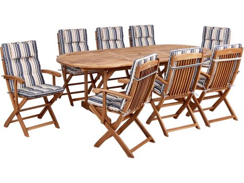 BELIANI MAUI II - Tuinset voor 8 - Donkerblauw