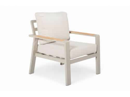 Belito Birmingham/Lotte Tuinstoel - Taupe Aluminium