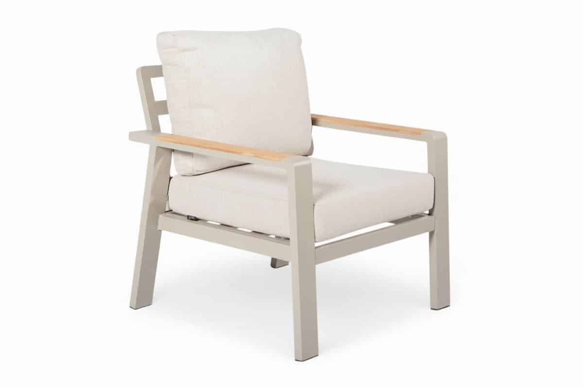 belito birmingham/lotte tuinstoel taupe aluminium