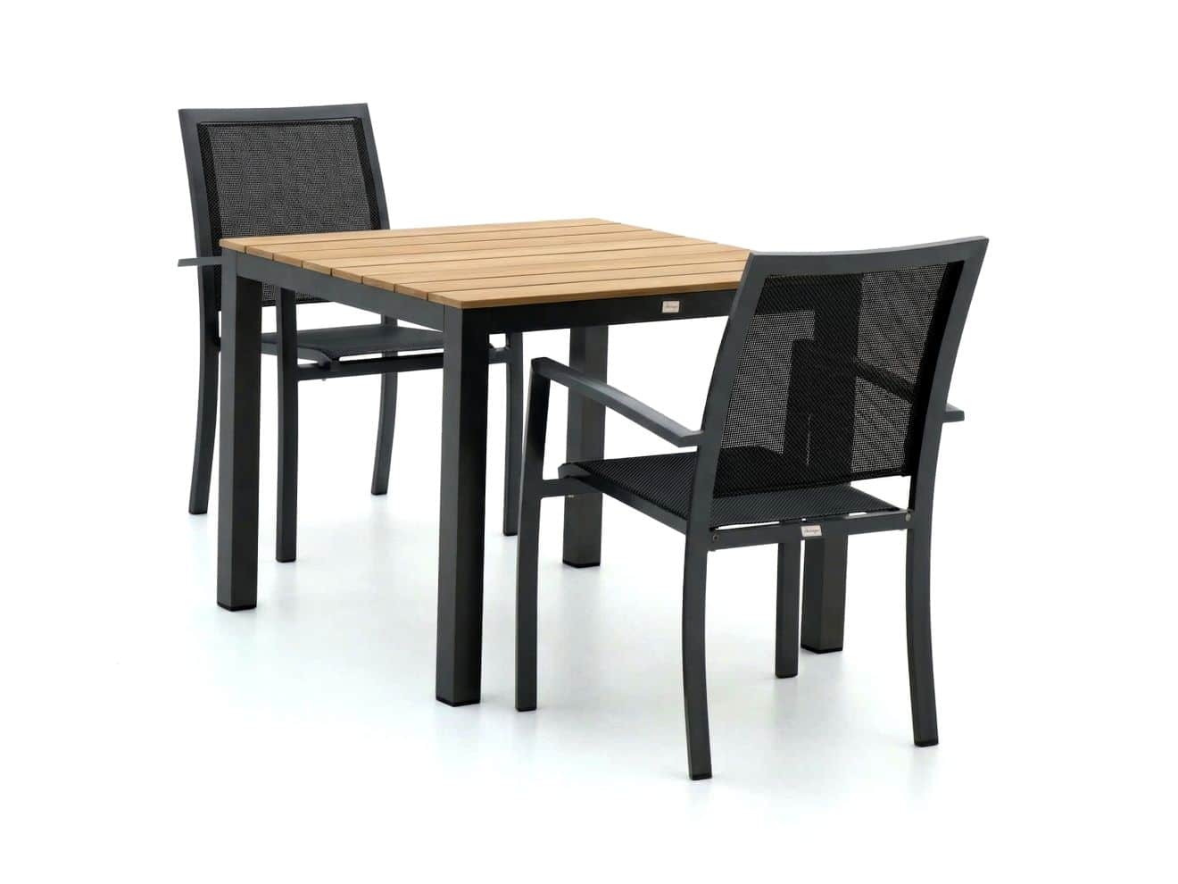 bellagio anzio/fidenza 90cm dining tuinset 3 delig stapelbaar laagste prijsgarantie!