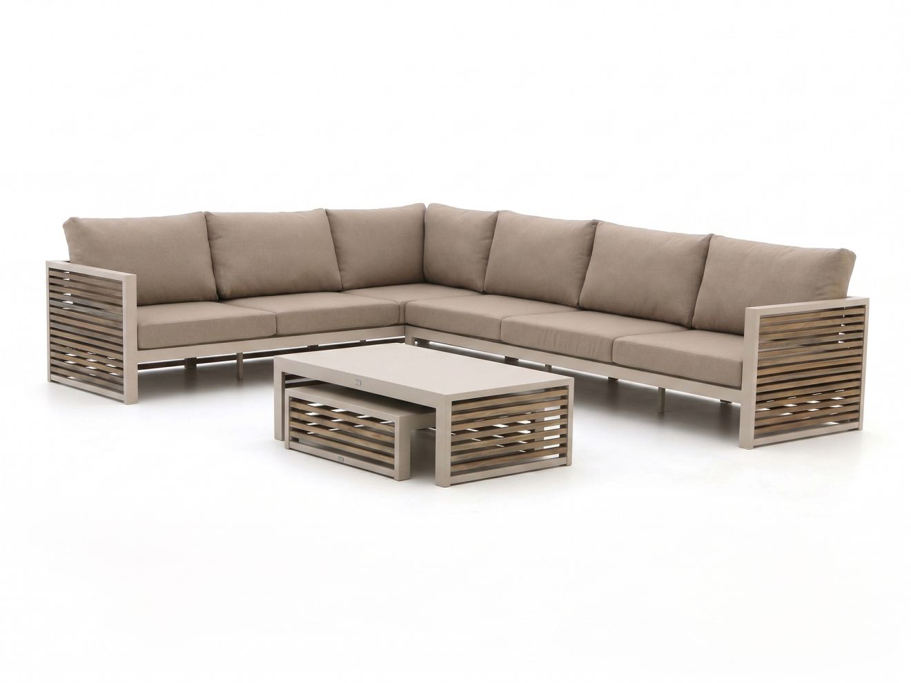 bellagio cadora hoek loungeset 4 delig links 6 zits laagste prijsgarantie!