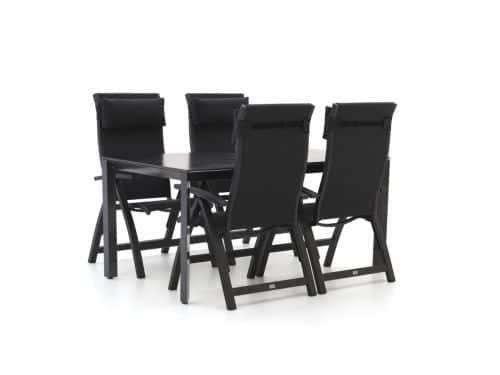 Bellagio Fermo/Sestino 160cm dining tuinset 5-delig verstelbaar - Laagste prijsgarantie!