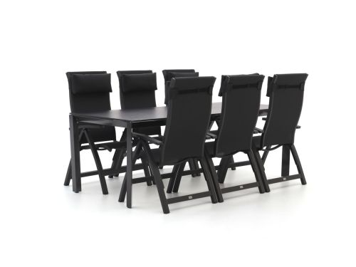 Bellagio Fermo/Sestino 220cm dining tuinset 7-delig verstelbaar - Laagste prijsgarantie!