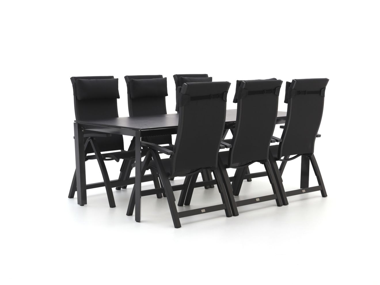 bellagio fermo/sestino 220cm dining tuinset 7 delig verstelbaar laagste prijsgarantie!