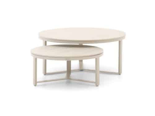 Bellagio Ficarolo lounge tuintafelset ø85cm(h:35cm)/ø65cm (h:30cm) - Laagste prijsgarantie!