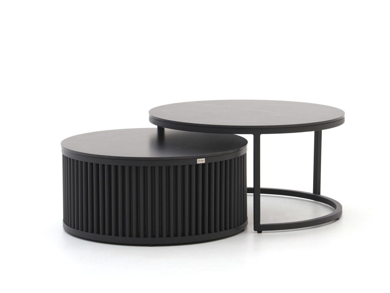 bellagio oriago lounge tuintafelset ø85cm(h:45cm)/ø78cm (h:36cm) laagste prijsgarantie!