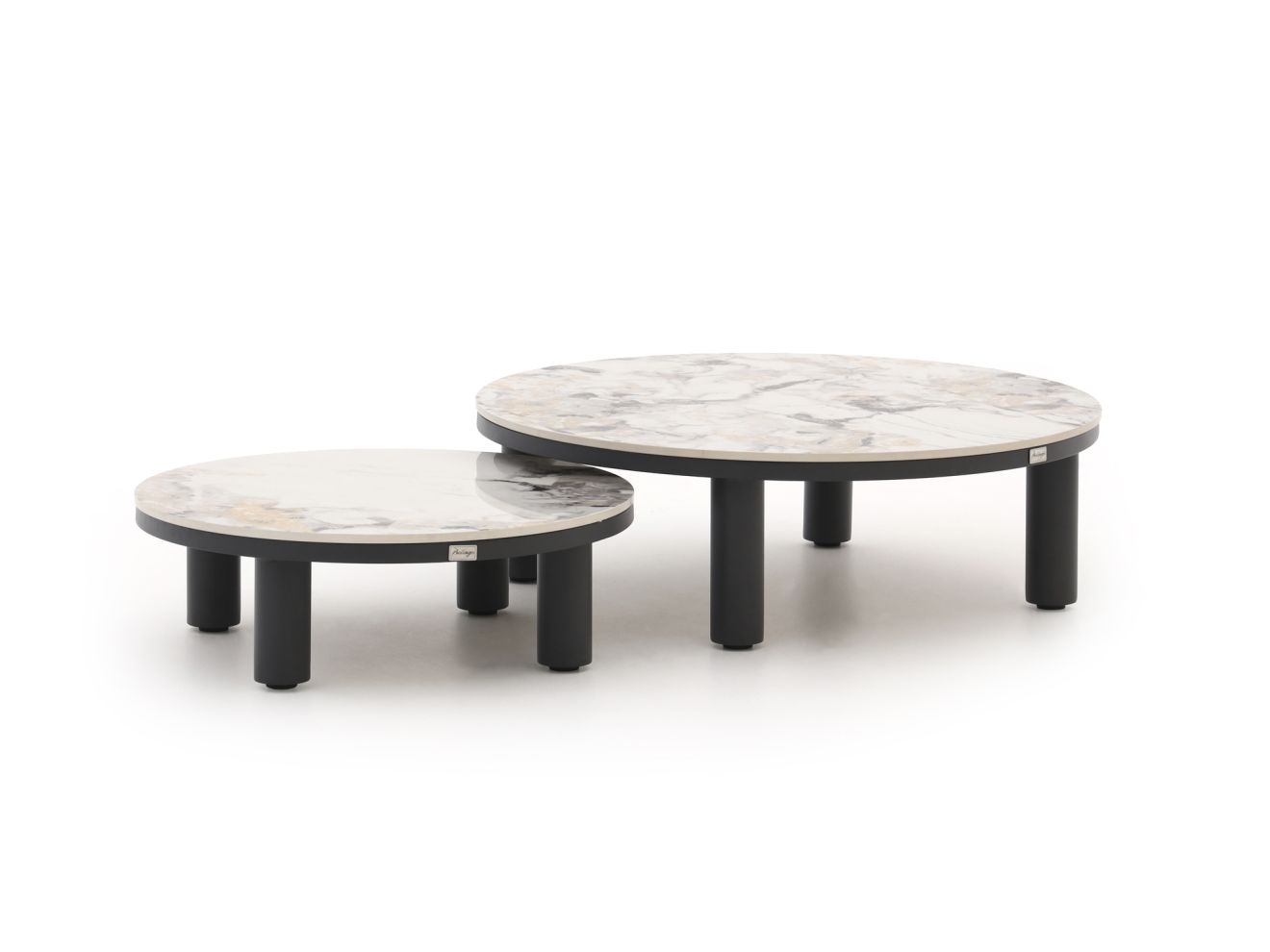 bellagio sarsina lounge tuintafelset ø85cm(h:27cm)/ø65cm (h:21cm) laagste prijsgarantie!