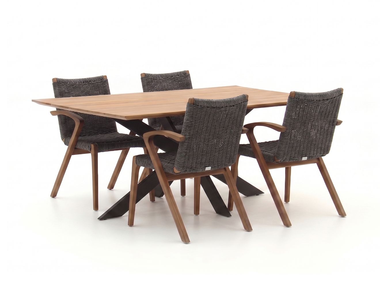 bellagio tredozio/furato 180cm dining tuinset 5 delig laagste prijsgarantie!