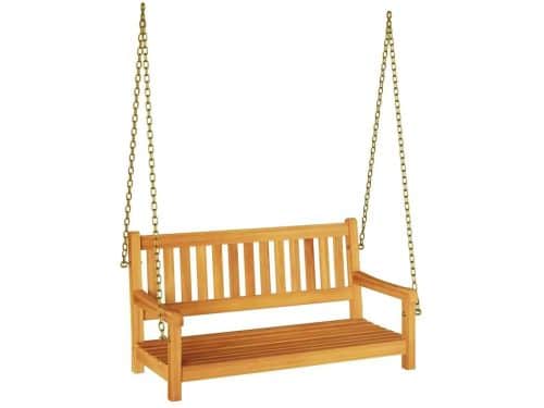 Betaalbare Goederen® Schommelbank - grijs - schommelbank 3 persoons