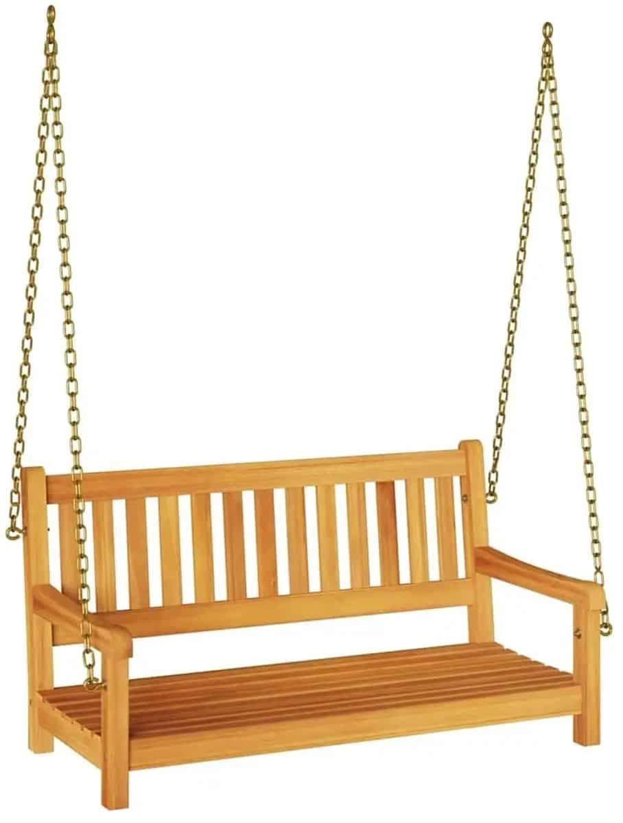 betaalbare goederen® schommelbank grijs schommelbank 3 persoons