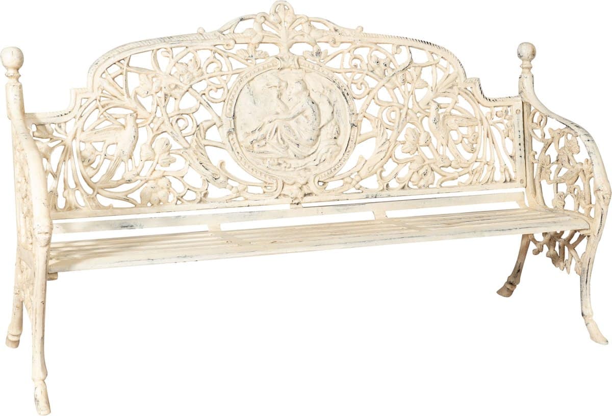 biscottini gietijzeren tuinbank art nouveau parkbank 2 zits weerbestendige