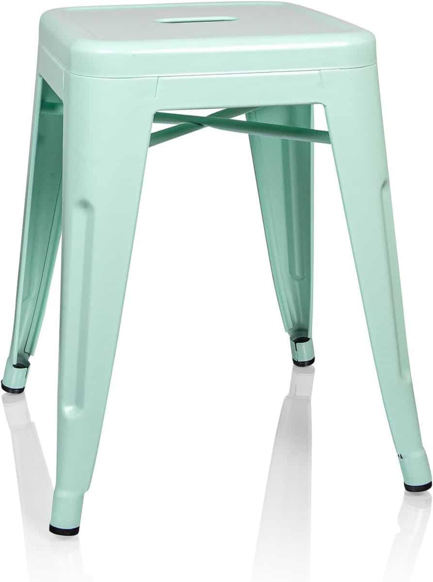 bistro krukje barkruk metaal horeca thuis stapelbaar