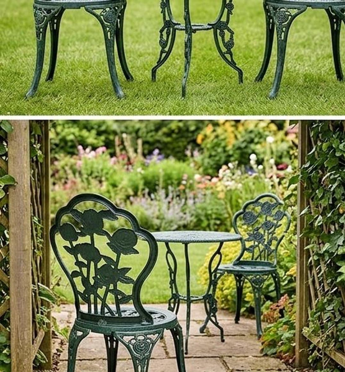 bistroset 3 delig balkonset aluminium 59 x 59 x 62 cm