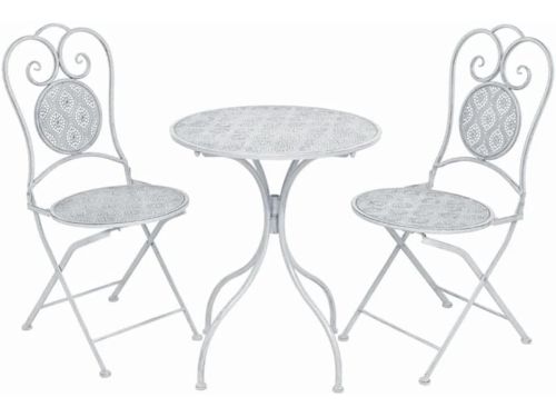 Bistroset 3-delig - Balkonset buiten - Gezellig dineren - Inklapbaar
