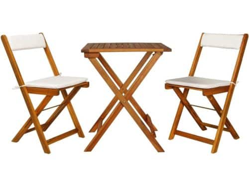 Bistroset 3-delig - Balkonset Outdoor - Ontspannen Buiten - Opvouwbaar