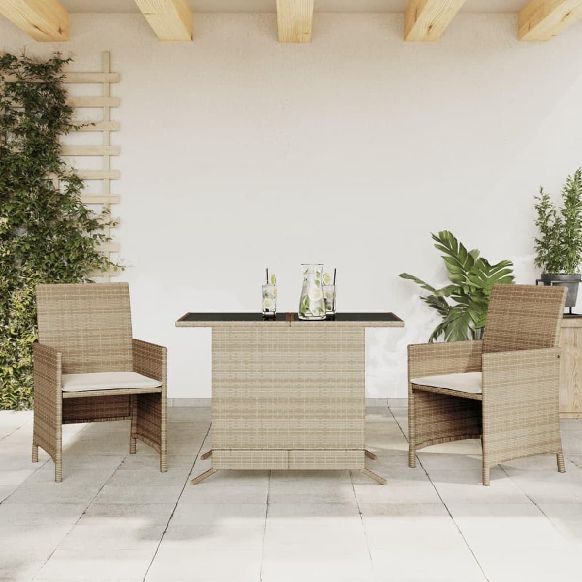 bistroset 3 delig balkonset terrasmeubels buiten zitten inclusief