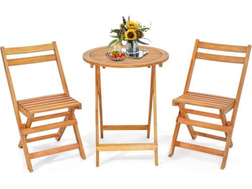 Bistroset 3-delig - Buitenset Tuinmeubelen - Ontspannen Buiten Zitten