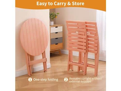 Bistroset 3-delig inklapbaar voor balkon en tuin 45