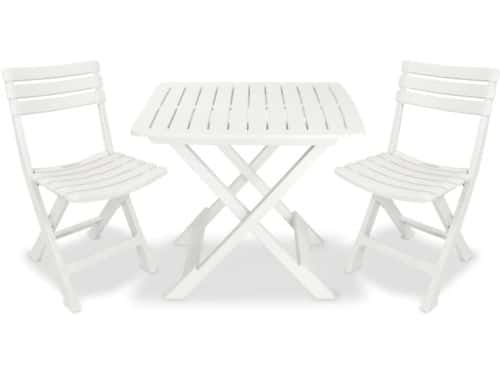 Bistroset 3-delig - Klapset Tuinmeubelen - Buiten Zitten - Inklapbaar