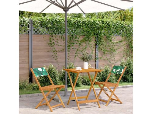 Bistroset 3-delig - Terrasmeubilair - Buiten Zitten - Opvouwbaar Ontwerp