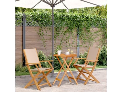 Bistroset 3-delig - Terrasmeubilair - Koffie Moment - Opvouwbaar Ontwerp