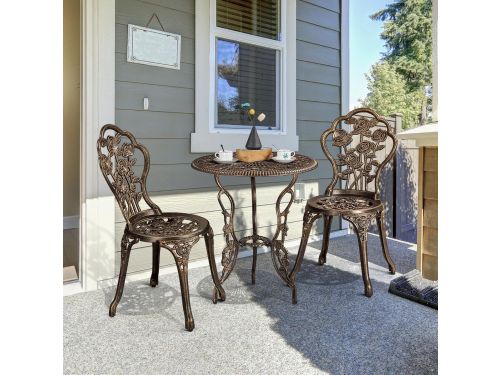 Bistroset Antiek 3-delig 60 x 60 x 68