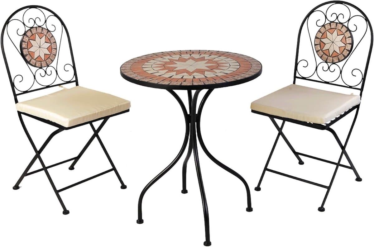bistroset balkon ijzeren set kleine ruimtes inklapbaar