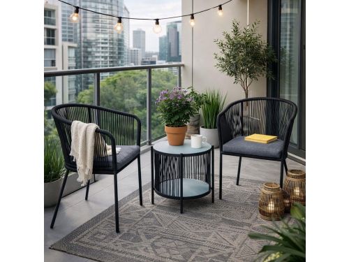 Bistroset Balkon - Zitgroep Buiten - Ontspannen Buiten - Verstelbare