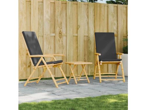 Bistroset Bamboe - Balkonset - Buiten Zitten - Opvouwbaar Ontwerp