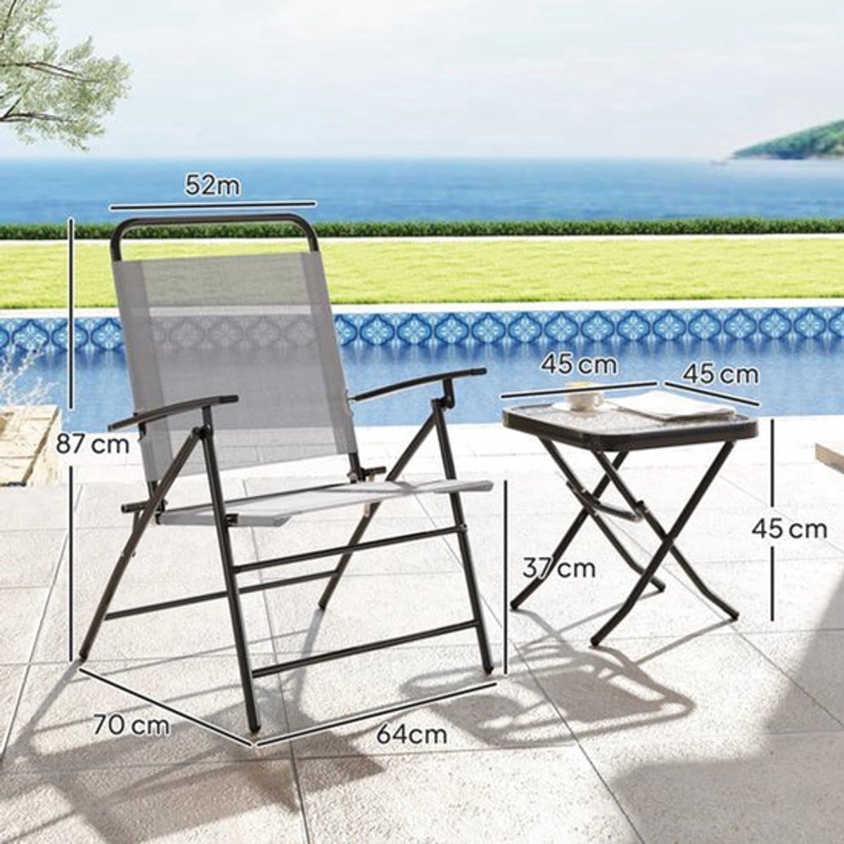 bistroset buitenset terrasmeubilair balkonset compact