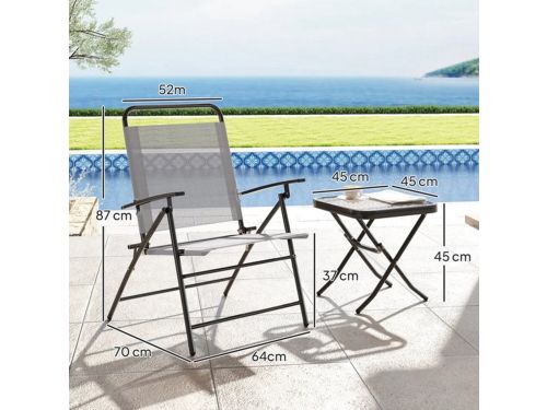 Bistroset - Buitenset - Terrasmeubilair - Balkonset - Compact
