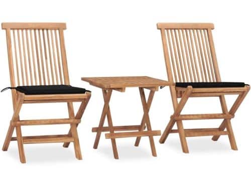 Bistroset Hout - Eetkamerset Tuin - Ontbijten Buiten - Inklapbaar