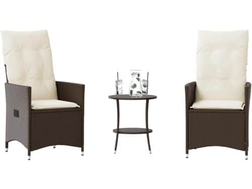 Bistroset met Kussens - Balkonset Lounge - Buiten Zitten