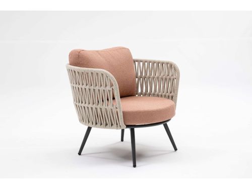 Bistroset Sophia Draaibare Relaxstoelen met tafeltje - BK531