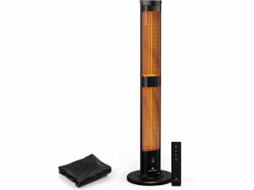 Blumfeldt BlazeTower Infrarotheizung Standgerät 3000 W Leistung, Einstellbare Heizstufen