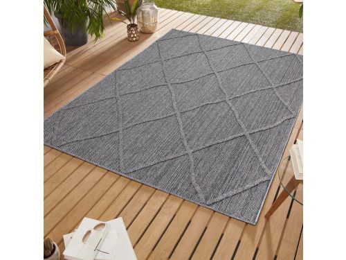 Bohemian Buitenkleed Grijs 160x230 cm - Geschikt voor Keuken